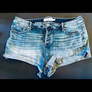 Torrid Light Wash Short Shorts